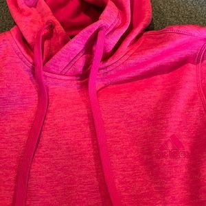 Pink adidas hoodie